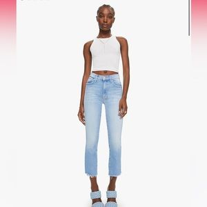 MOTHER The Insider Crop Step Fray Women’s Jean